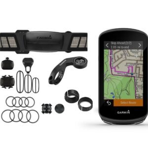 Ciclocomputador com GPS Garmin Edge 1030 Plus Bundle com HRM, sensores de velocidade/cadência