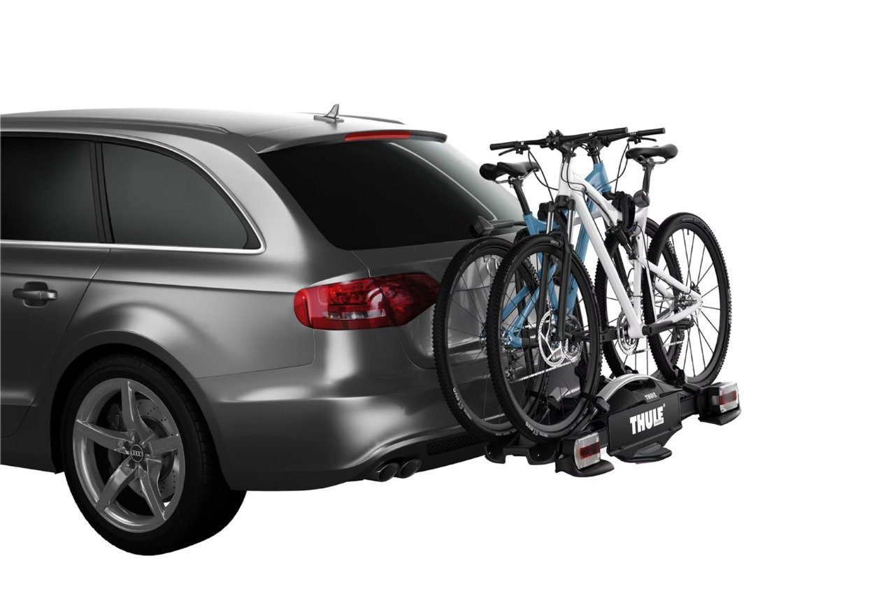 Thule VeloCompact suporte de plataforma para 2 bicicletas preto/alumínio
